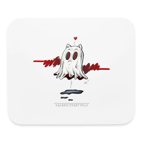 catghost in love - Mouse pad Horizontal