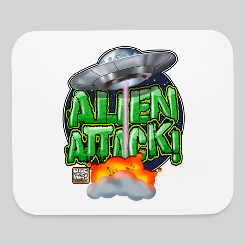 Graffiti Alien Attack - Mouse pad Horizontal