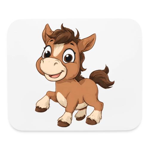 Playful Cartoon Baby Pony Full of Joy - Mouse pad Horizontal