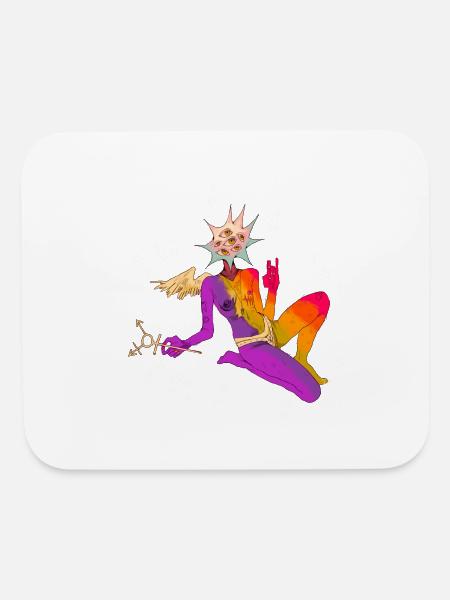 God Of Pride - Mouse pad Horizontal - white - Front