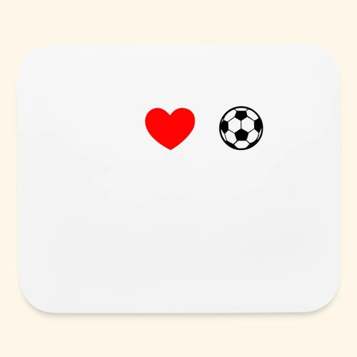 I heart soccer - Women - Mouse pad Horizontal