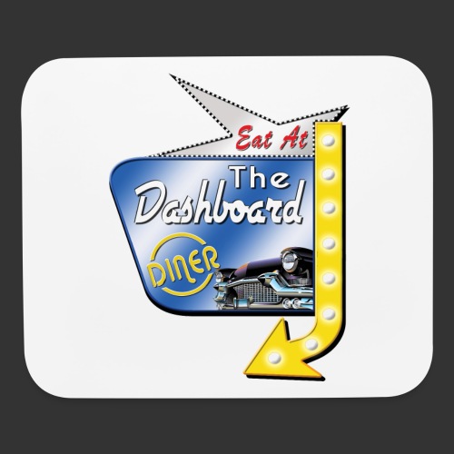 The Dashboard Diner Square Logo - Mouse pad Horizontal