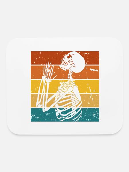 Human Bones - Mouse pad Horizontal - white - Front