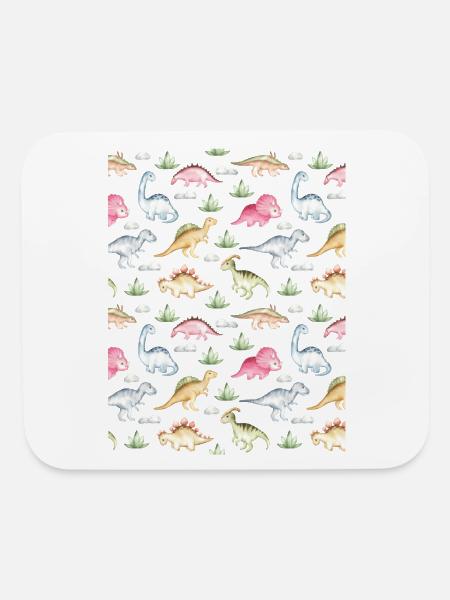 Dinosaur Bones - Mouse pad Horizontal - white - Front