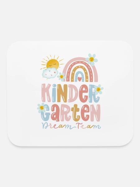 Kindergarten - Mouse pad Horizontal - white - Front