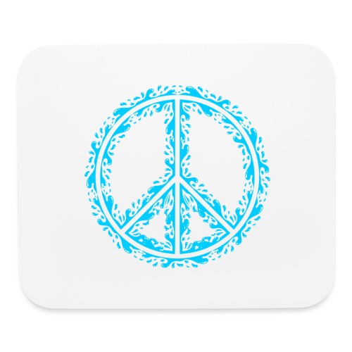 Liquid Peace Sign - Mouse pad Horizontal