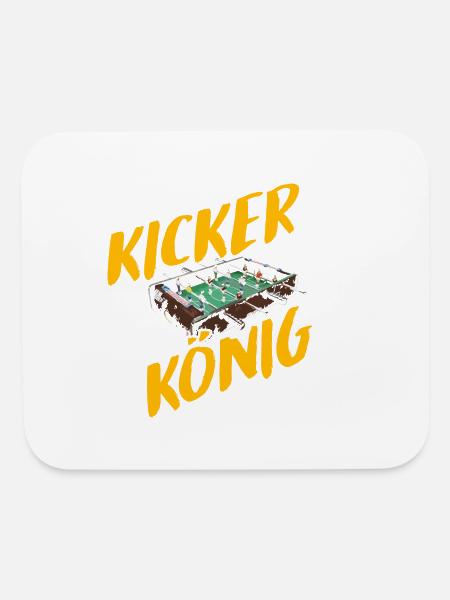 Table Football Kicker King - Mouse pad Horizontal - white - Front