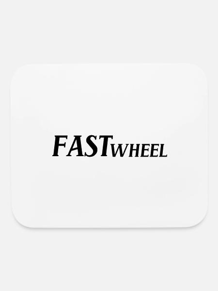 Fast Wheel - Mouse pad Horizontal - white - Front