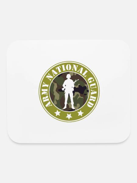 army national guard - Mouse pad Horizontal - white - Front