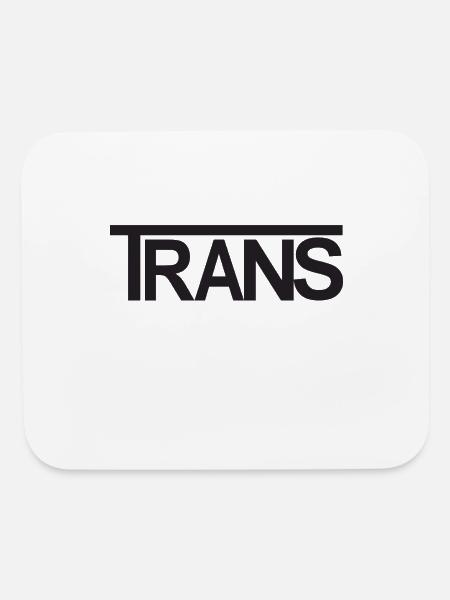 TRANS Design - Mouse pad Horizontal - white - Front