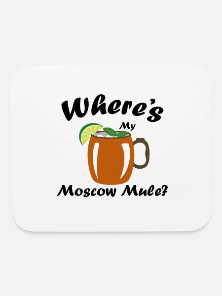 Moscow Mule - Mouse pad Horizontal - white - Front