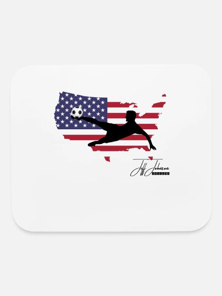 American Football Soccer Cup World Champion - Mouse pad Horizontal - white - Front