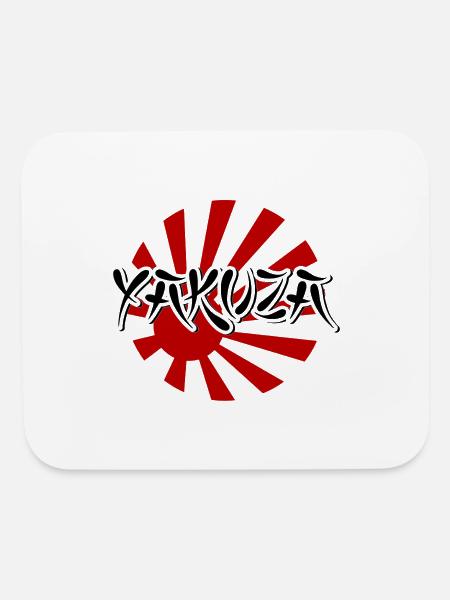 Umbrella yakuza - Mouse pad Horizontal - white