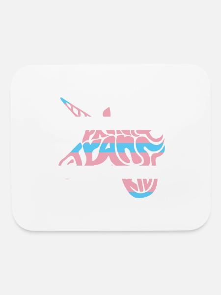 PROTECT TRANS KIDS - Mouse pad Horizontal - white - Front