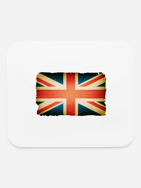 Vintage English Flag - Mouse pad Horizontal - white - Front