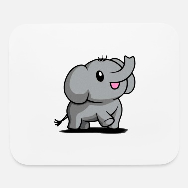 Cute Baby Elephant Cartoon' Mouse Pad | Spreadshirt