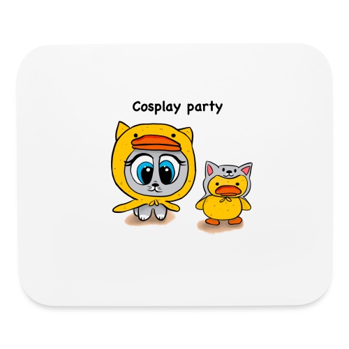 Cosplay party yellow - Mouse pad Horizontal