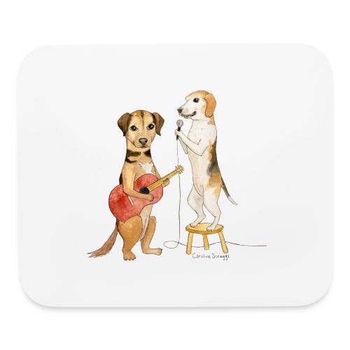 Liam and Coach Doggy Duet - Mouse pad Horizontal