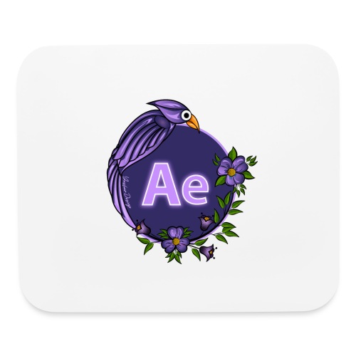New AE Aftereffect Logo 2021 - Mouse pad Horizontal