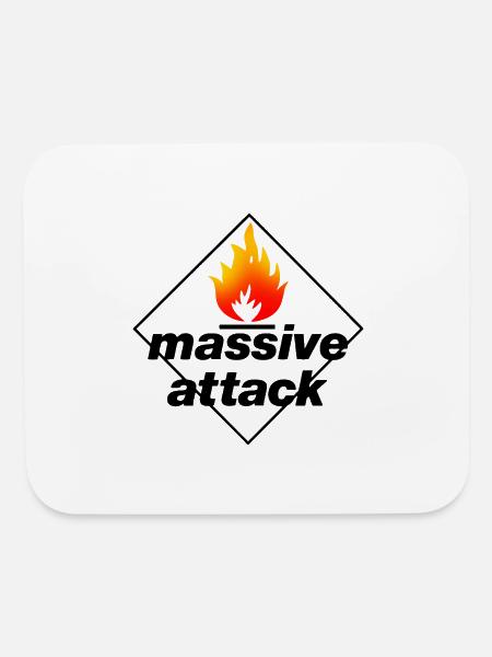 Massive Attack T Shirt - Mouse pad Horizontal - white - Front
