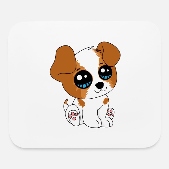 beagle puppy with big anime eyes' Mouse Pad | Spreadshirt