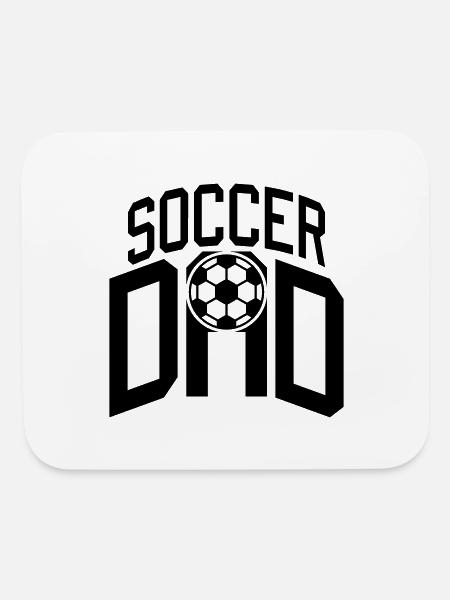 Hobby Logo Soccer Dad - Mouse pad Horizontal - white - Front