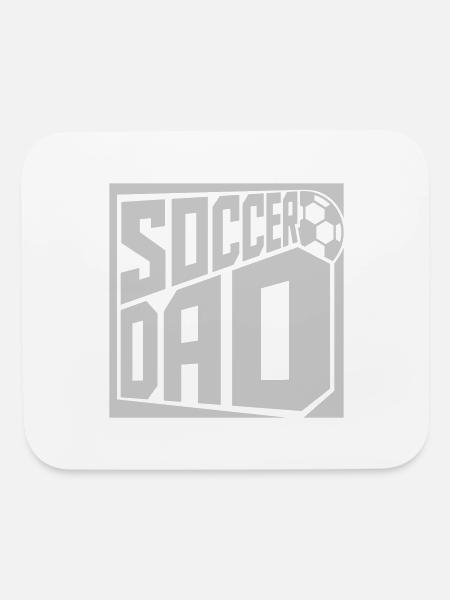 Soccer Dad Logo Design - Mouse pad Horizontal - white - Front