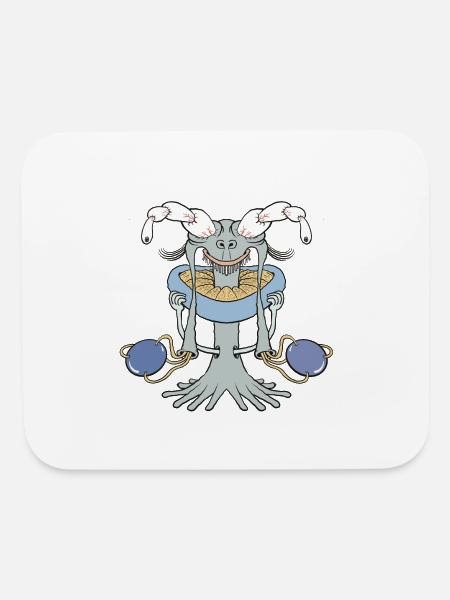 Layer eye - Mouse pad Horizontal - white - Front