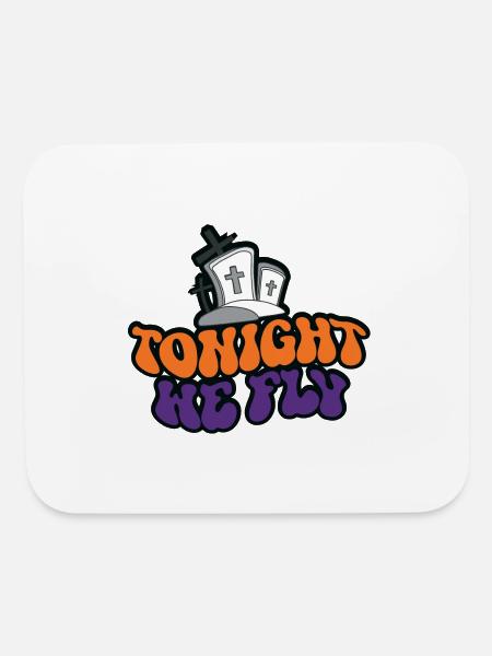 Ce soir, nous volons - Tapis de souris - blanc - Devant