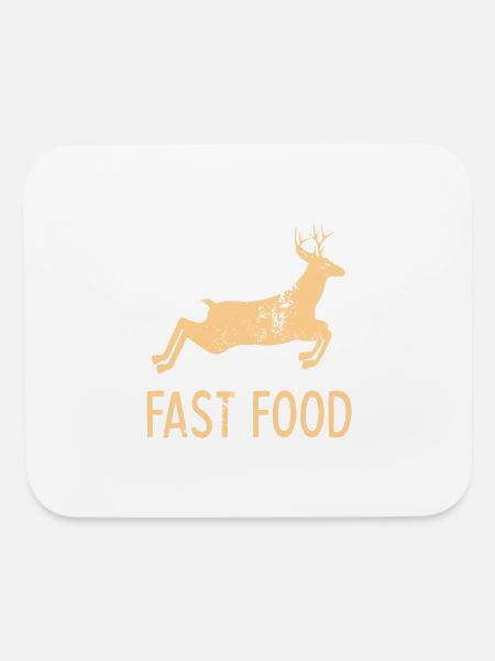 Fast Food FUNNY - Mouse pad Horizontal - white - Front