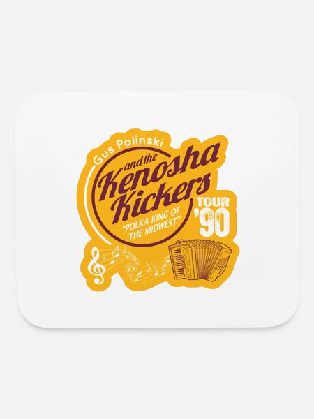 Kenosha Kickers the Polka King of the Midwest - Mouse pad Horizontal - white - Front