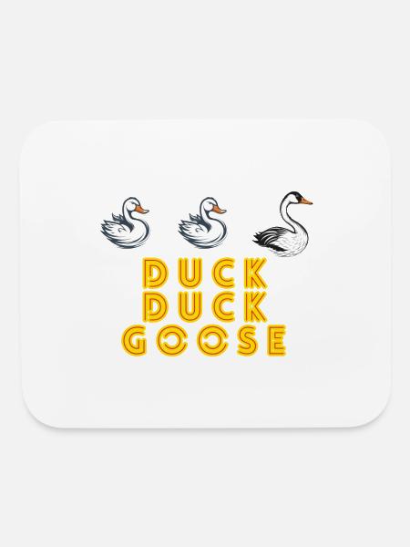 Duck Duck Goose - Mouse pad Horizontal - white - Front