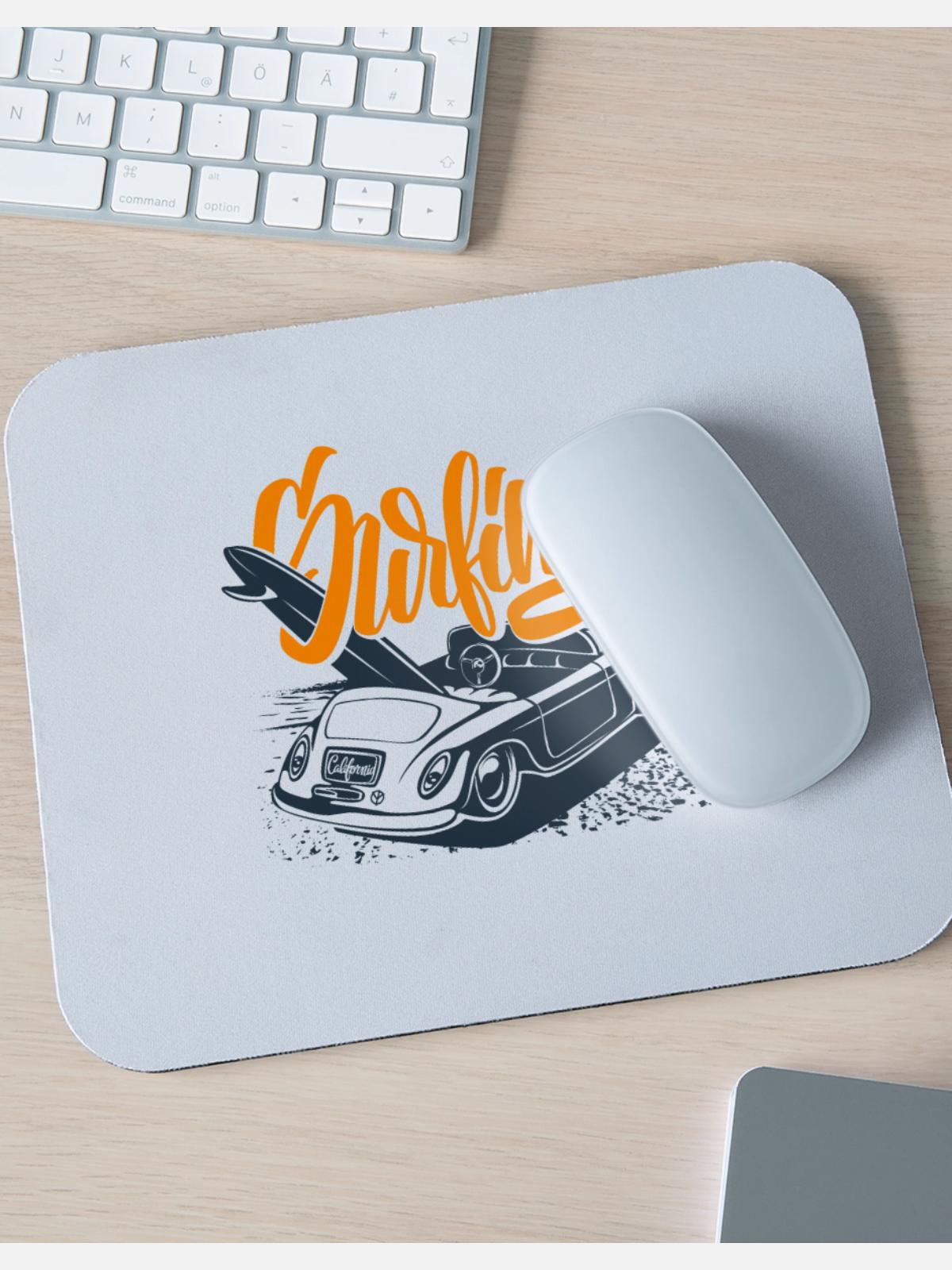 Surfing collection - Mouse pad Horizontal - white - Front