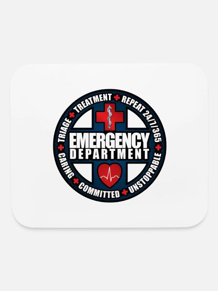 Emergency Department Unstoppable - Mouse pad Horizontal - white - Front