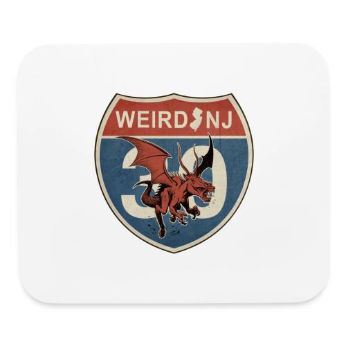 Weird NJ HIghway Shield - Mouse pad Horizontal