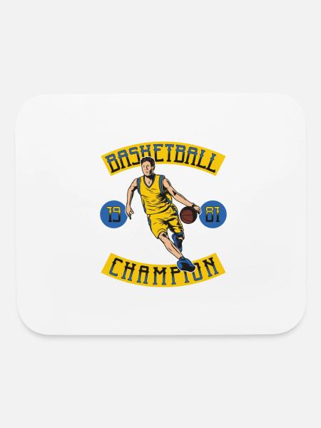 Basketball World Champıon - Mouse pad Horizontal - white - Front