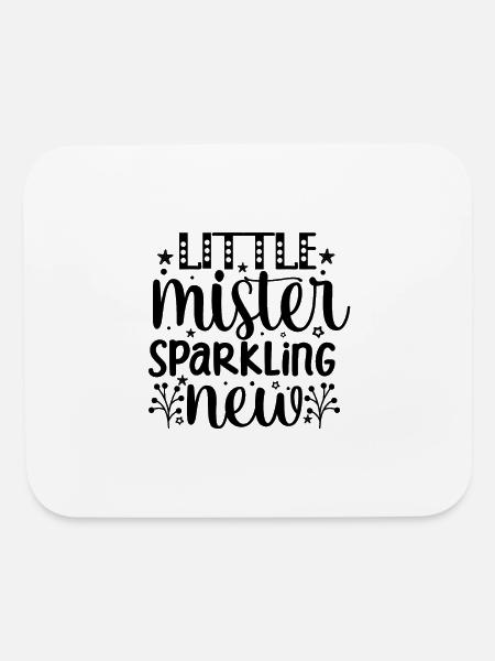 Little mister Sparkling new - Mouse pad Horizontal - white - Front