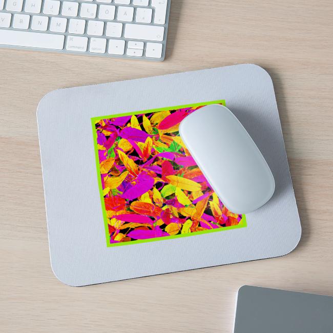 Vibrant NeonLeaf Elegance Pattern
