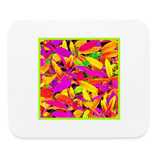 Vibrant NeonLeaf Elegance Pattern