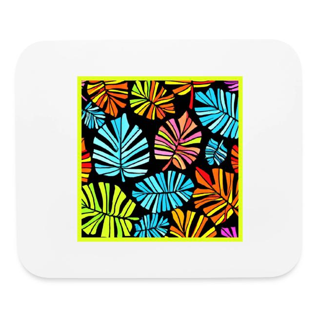 Vibrant Foliage Radiance Neon Elegance