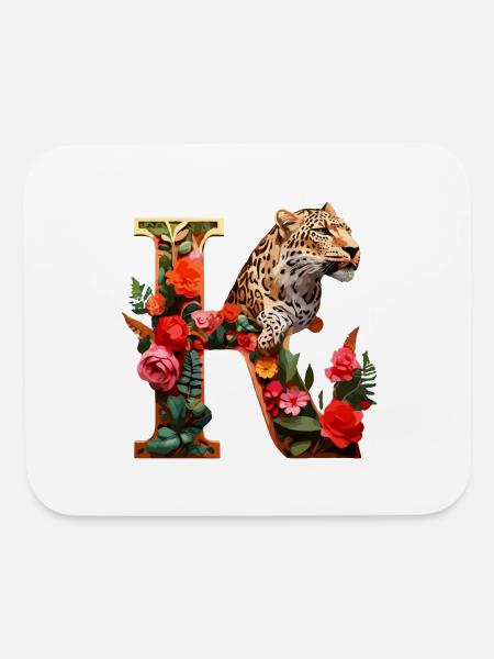 K is for Kindness: Celebrating Compassion and Love - Mouse pad Horizontal - white - Front