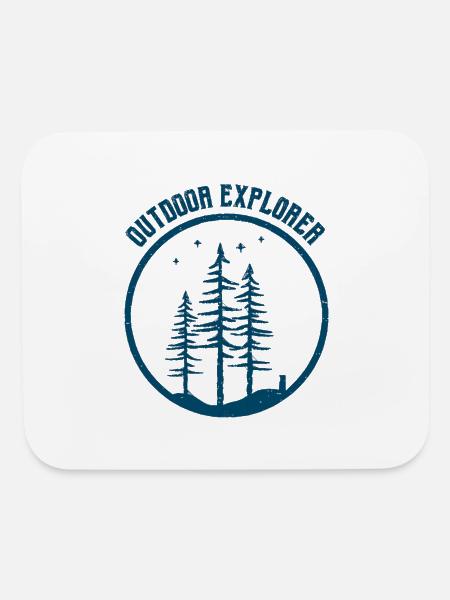Outdoor Explorer - Mouse pad Horizontal - white - Front