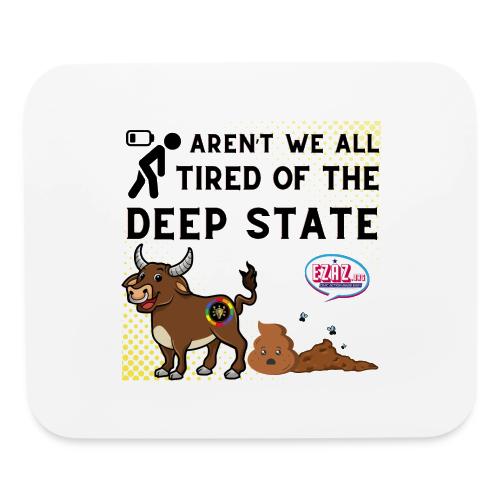 Tired poop light shirts - Mouse pad Horizontal