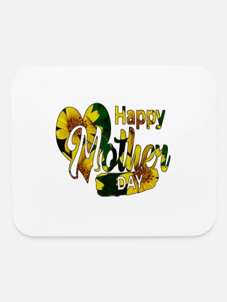 Happy mothers Day - Mouse pad Horizontal - white