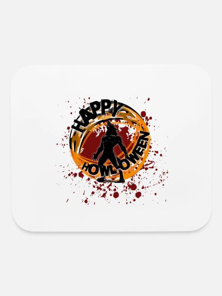Happy Howloween - Mouse pad Horizontal - white - Front
