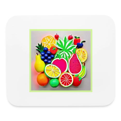 Colorful Fruit Pop Art - Mouse pad Horizontal