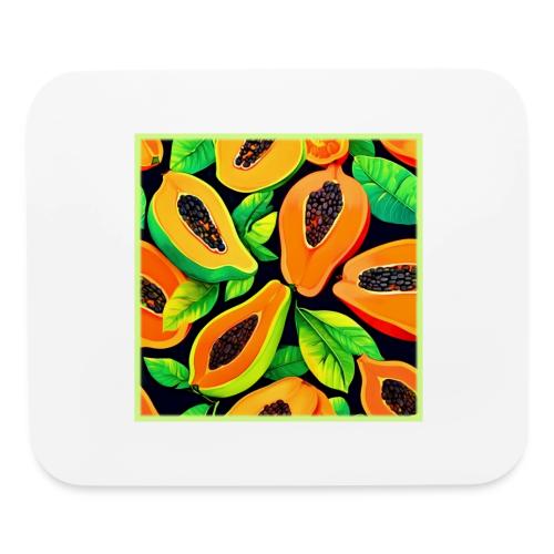 Tropical Papaya Paradise - Mouse pad Horizontal