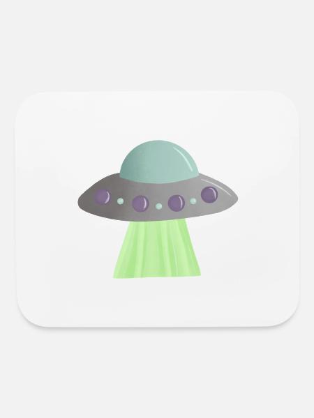 UFO - Mouse pad Horizontal - white