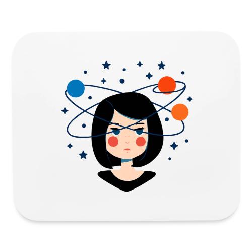 Spaced Out Girl – Mouse Pad - Mouse pad Horizontal