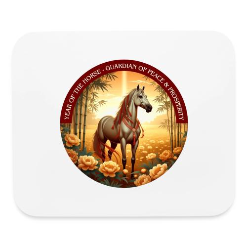 Year of the Horse Guardian T Shirt, Lunar New Year - Mouse pad Horizontal
